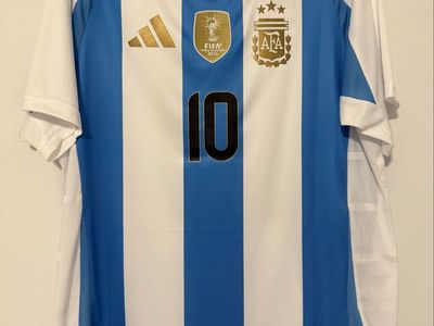 NEW Adidas AFA Argentina Messi #10 Jersey