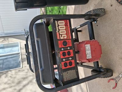 colman 5000w generator