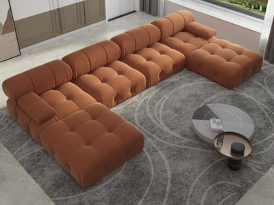 Sofa Piece - New in box - Burnt Orange