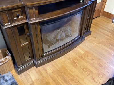 Tv Stand With Buildin Electric Fireplace