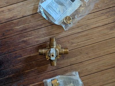 Moen 1/2 inch IPS rough-in valve. Threaded