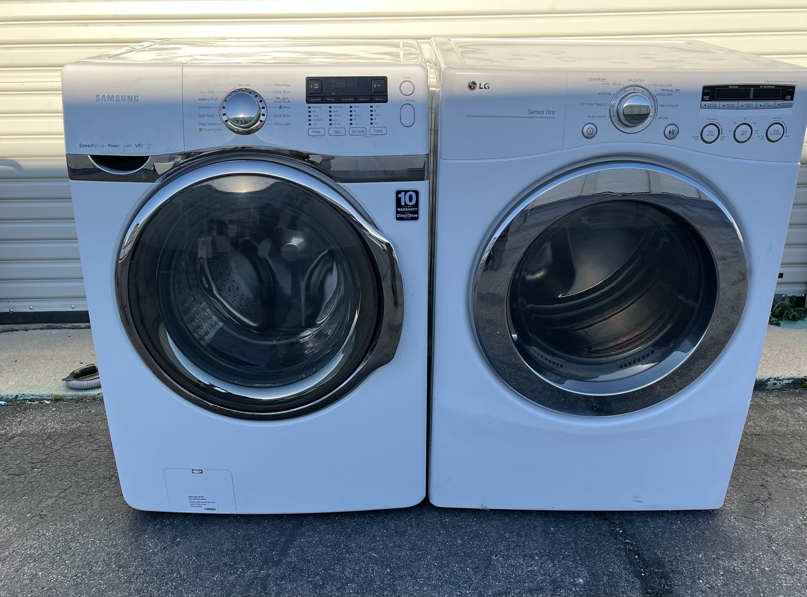 Washer & Electric Dryer Set, Free Delivery.
