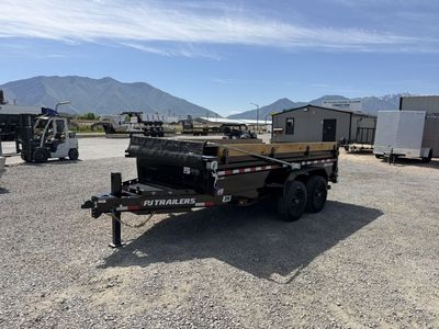 2025 PJ Trailers 7x14 Voyager Dump (DV) Scissor Li