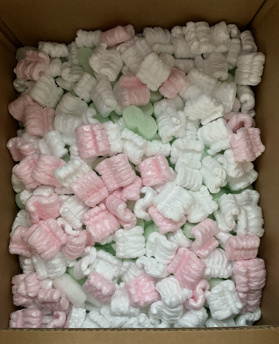 Collectable packing peanuts