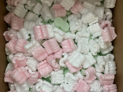 Collectable packing peanuts