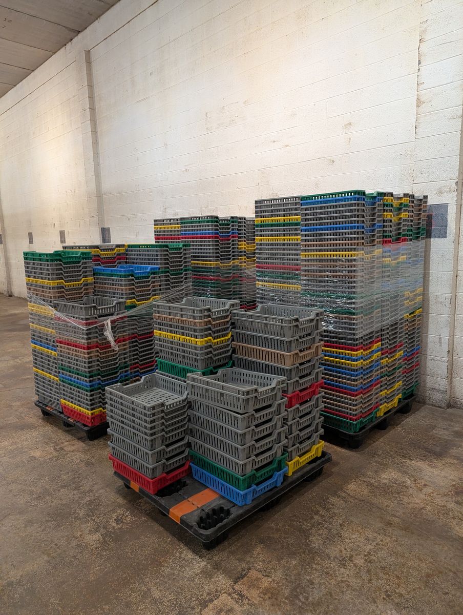 Used Vented Produce Lugs