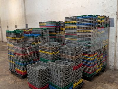 Used Vented Produce Lugs
