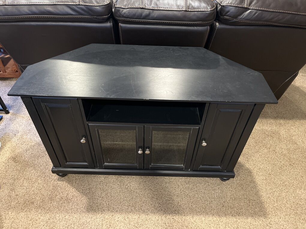 Black Corner Entertainment Center