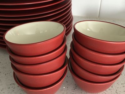 Noritake Colorwave Raspberry Stoneware Dinnerware Set - 72 Pieces