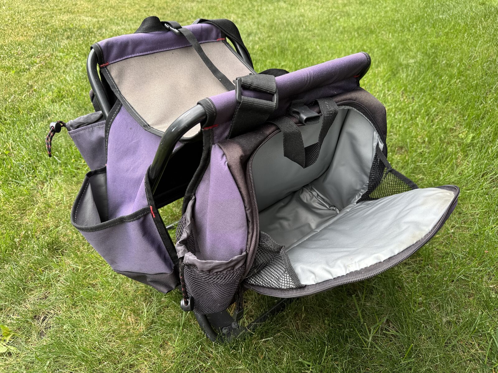 2 Hunting Folding Tackle Chairs portable