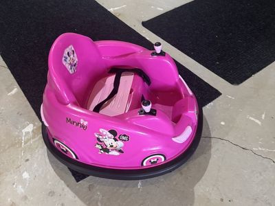 Disney Minnie Mouse Electric Ride-On Bumper Car Pink