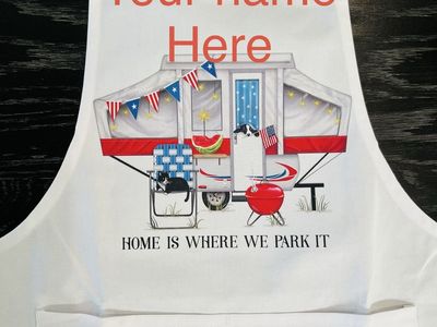 Last one! Customized camp apron