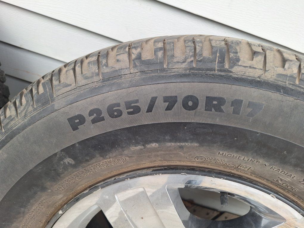 Rims and tires $200.