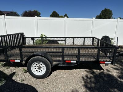 7x12 Big Bubbas trailer with 16” mesh sides