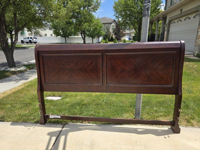 King Sleigh Bed Headboard 80.5" W, 50" H