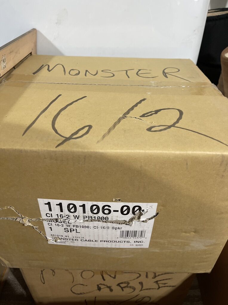 16/2 Monster Cable Insulated Speaker Wire