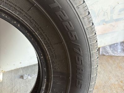 225/75R15 trailer tires set of 4