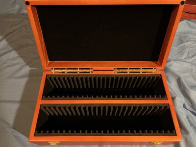 Wooden Coin Box For 50 NGC, PCGS Slabs Silver