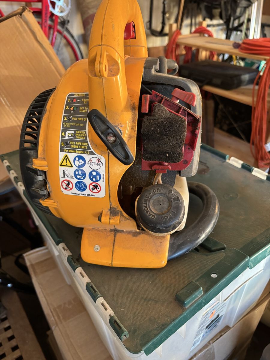 Poulan Pro 25cc 2-Cycle Gas Leaf Blower - Used, Good Condition