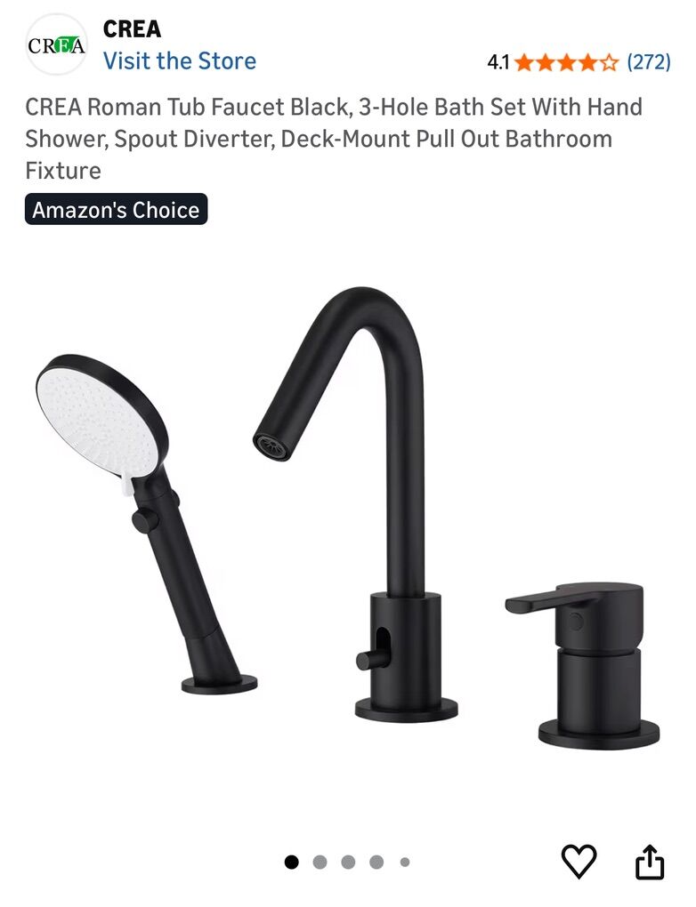 Crea Bathtub Faucet