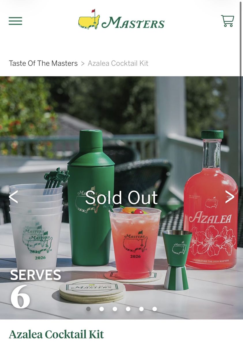 Masters Azalea Cocktail Hosting Kit
