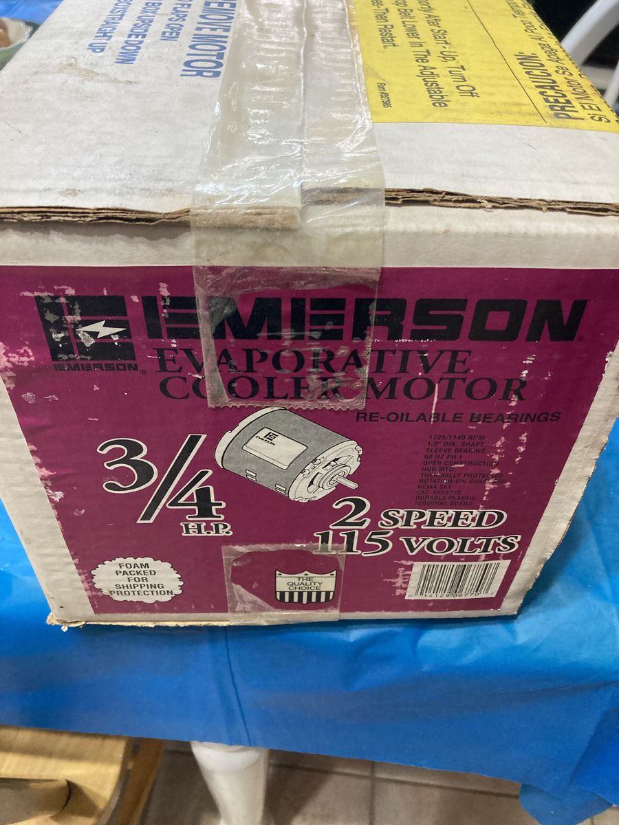 Swamp cooler motor