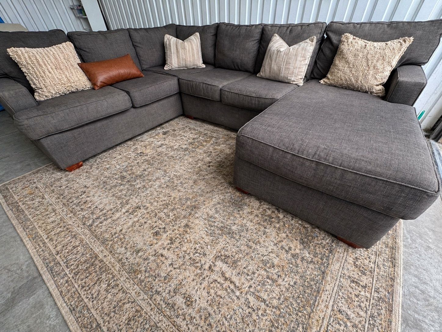 RC Willey Sectional couch like new!