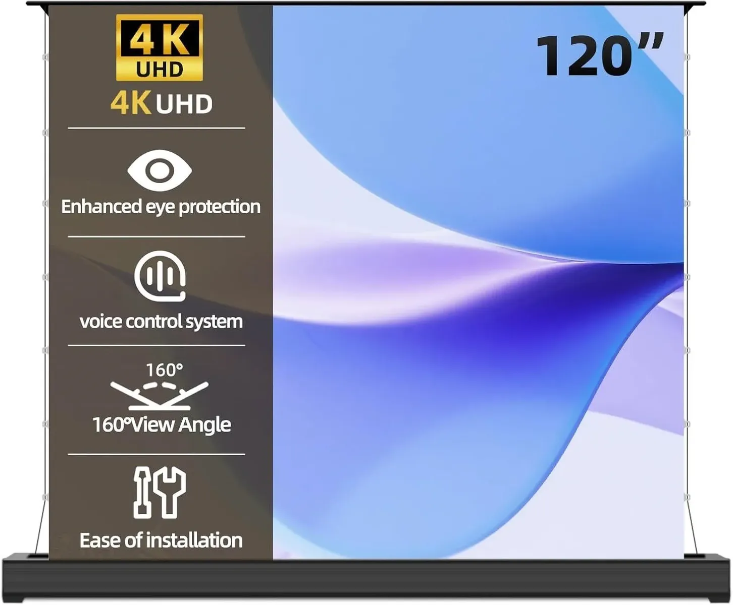 Brand New - 120" ALR Motorized Floor Rising Projector Screen