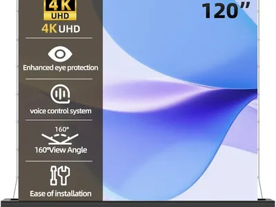 Brand New - 120" ALR Motorized Floor Rising Projector Screen