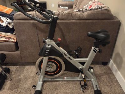 Yosuda Indoor Stationary Exercise Bike - Silver