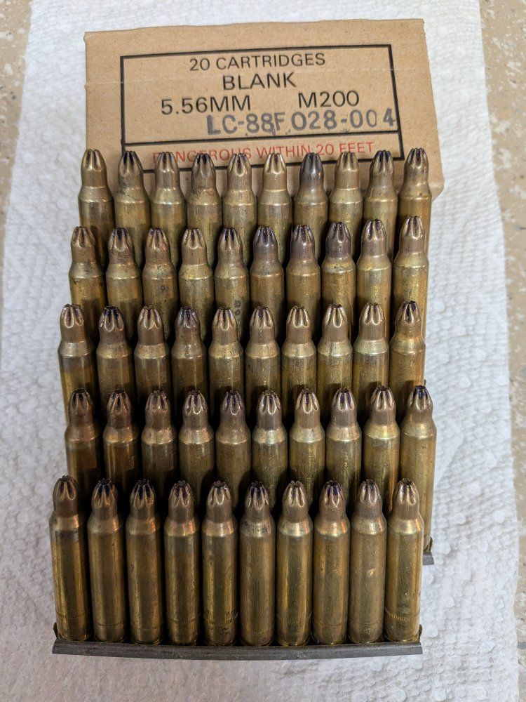 5.56 military blanks