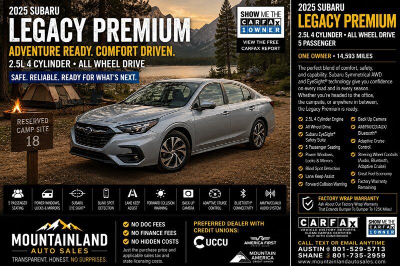 2025 Subaru Legacy Premium