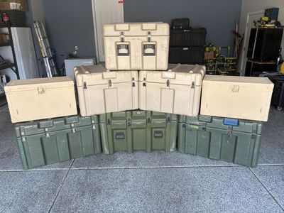 8-Piece Hardigg / Pelican / PSI Military Hard Case Bundle