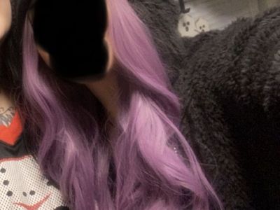 Creative Wigs Long Wavy Purple Ombre Synthetic Wig