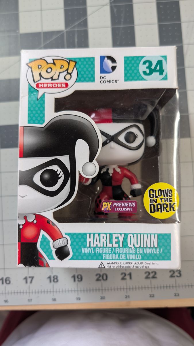 Three Funko Pops DC Wonder Woman Harley Quinn Funko Freddy