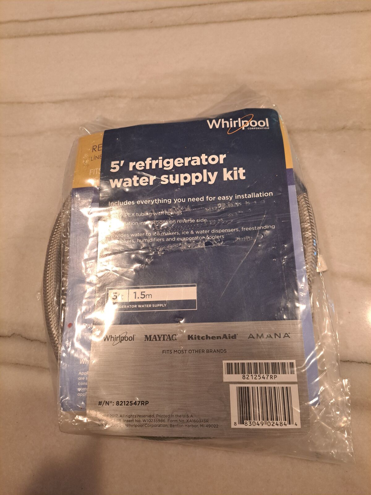 5 Ft Refrigerator Water Supply Line