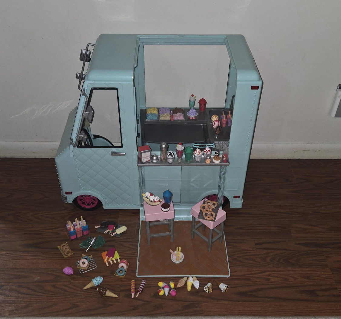 Our Generation sweet stop ice cream truck.