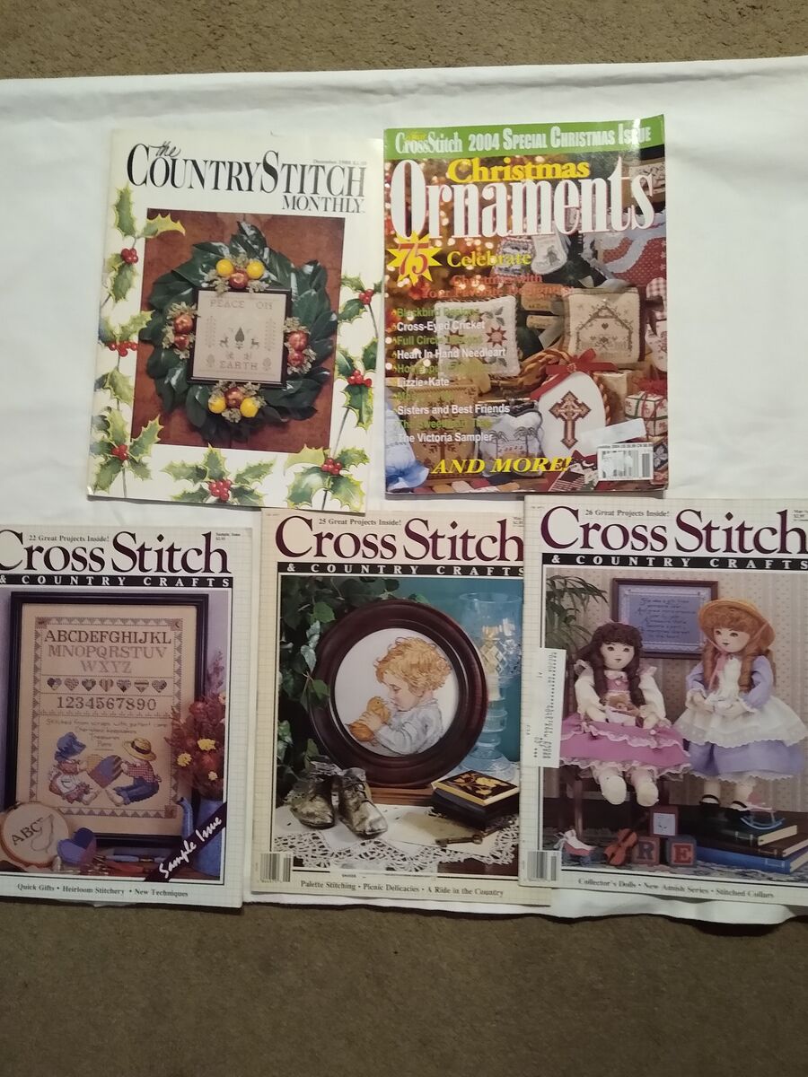 Counted Cross-stitch Magazines - Vintage