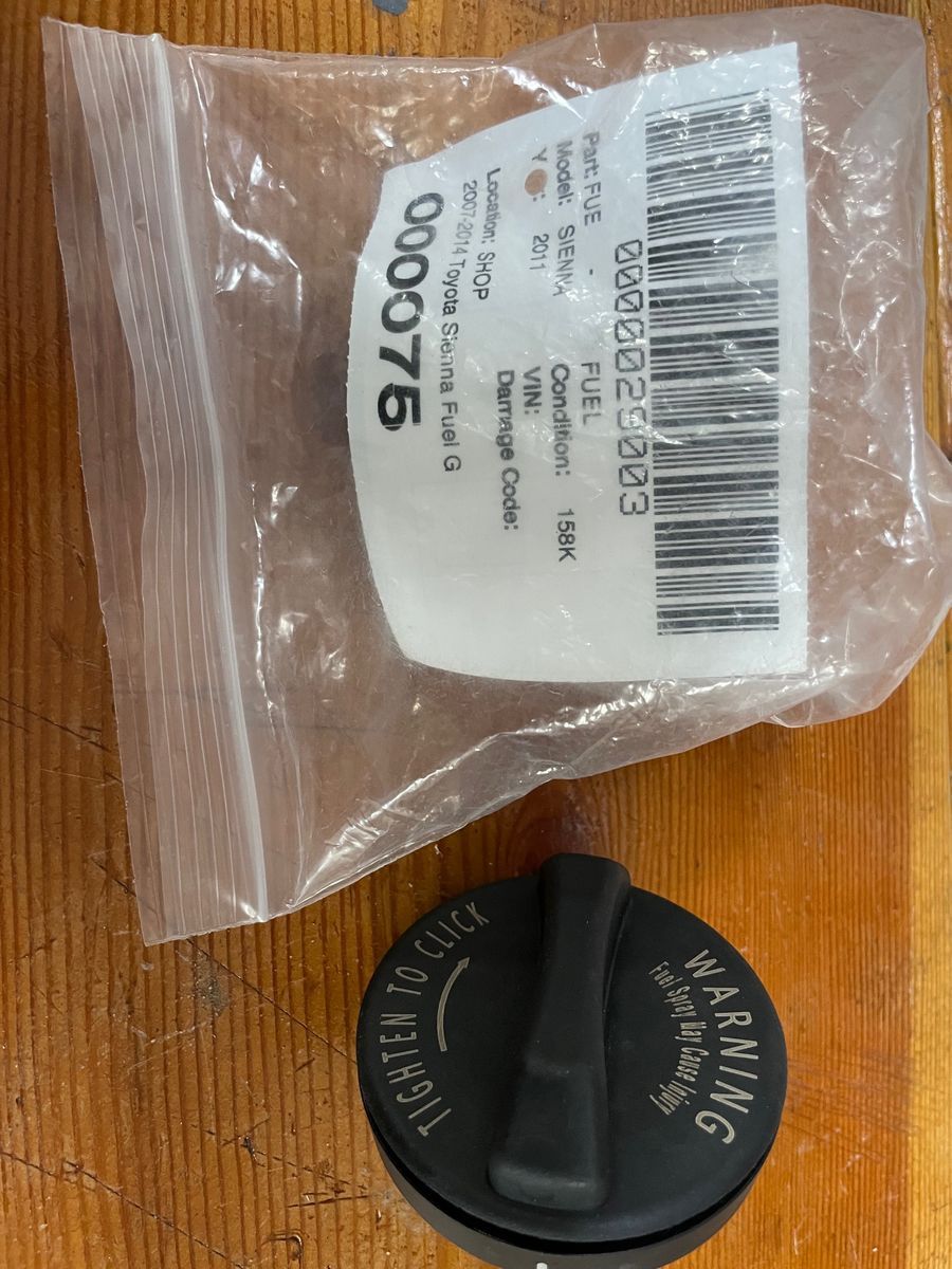 Gas cap for 2011 Toyota Sienna, good used condition- $10