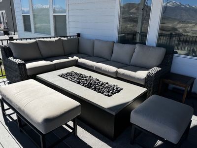 Outdoor Patio Furniture Sectional with Sunbella