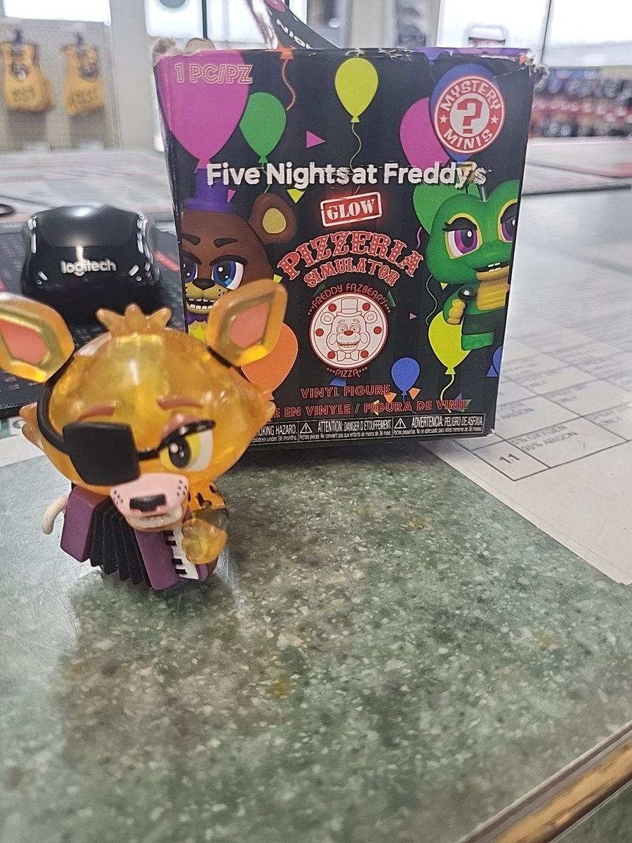 Funko Pizzeria Simulator Mystery Minis Glow Freddy Bear Figure 1/6 Rarity FNaF Unopened Box