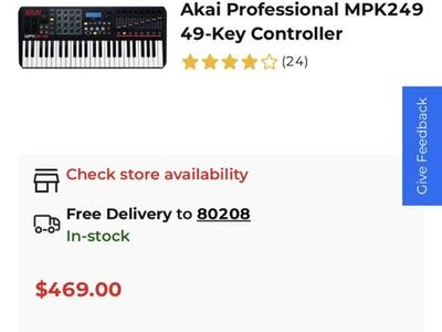Akai Professional 49-Key MIDI Controller