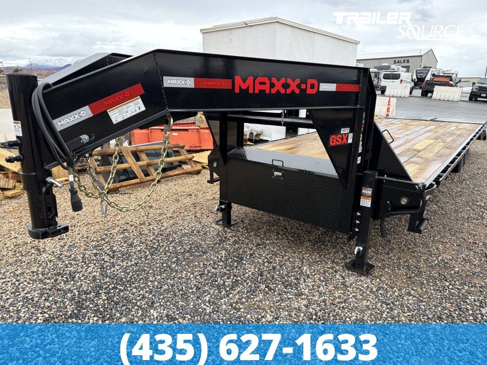 8.5x30 Maxx-D GSX Gooseneck Equipment Trailer - 18K GVWR -