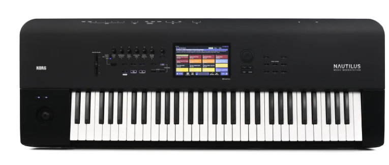 Korg Nautilus with new case open box