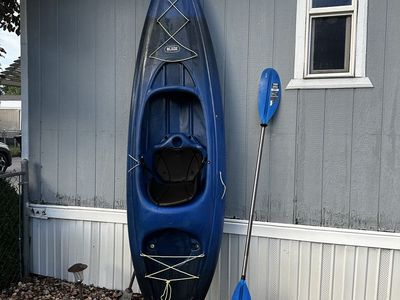Blade Blue Kayak with Paddle - Used Recreational Watercraft