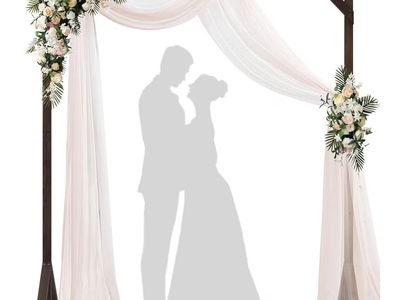 Wooden Wedding Arch 7.25’