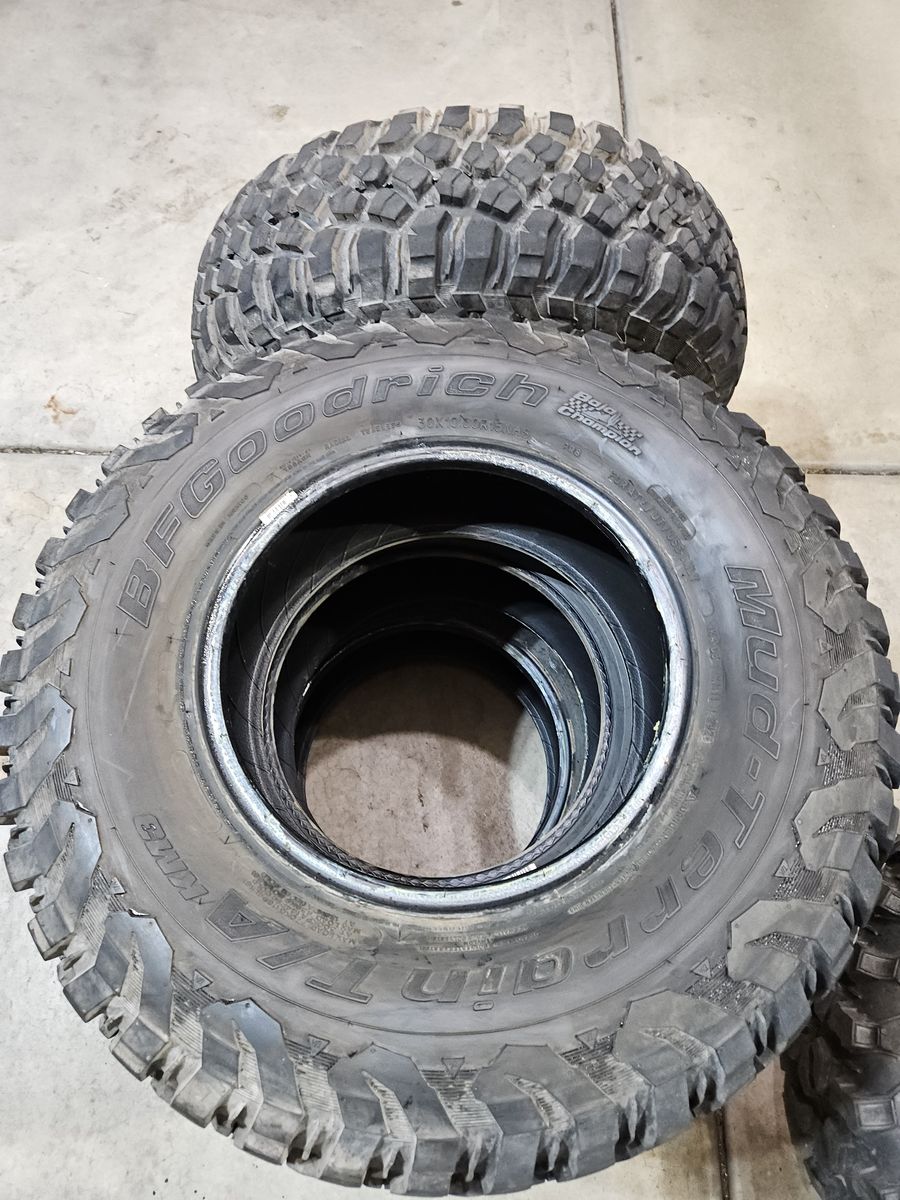 Goodyear mud terrain KM3 UTV tires 30x10 R15