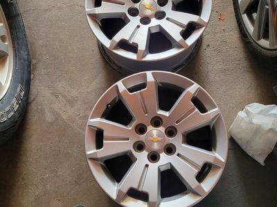 OEM Chevrolet Colorado 17" Silver Alloy Wheels Rims Set