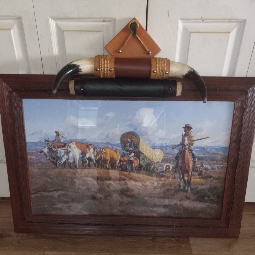 VINTAGE WESTERN PAINTING