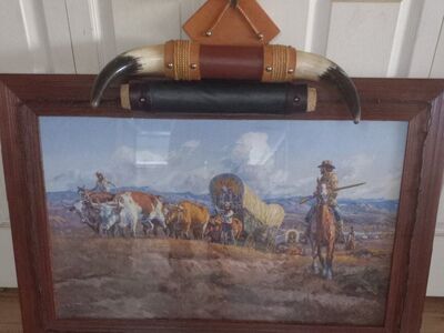 VINTAGE WESTERN PAINTING